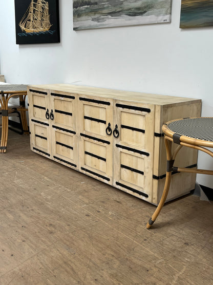 Rustic Style Wooden Credenza