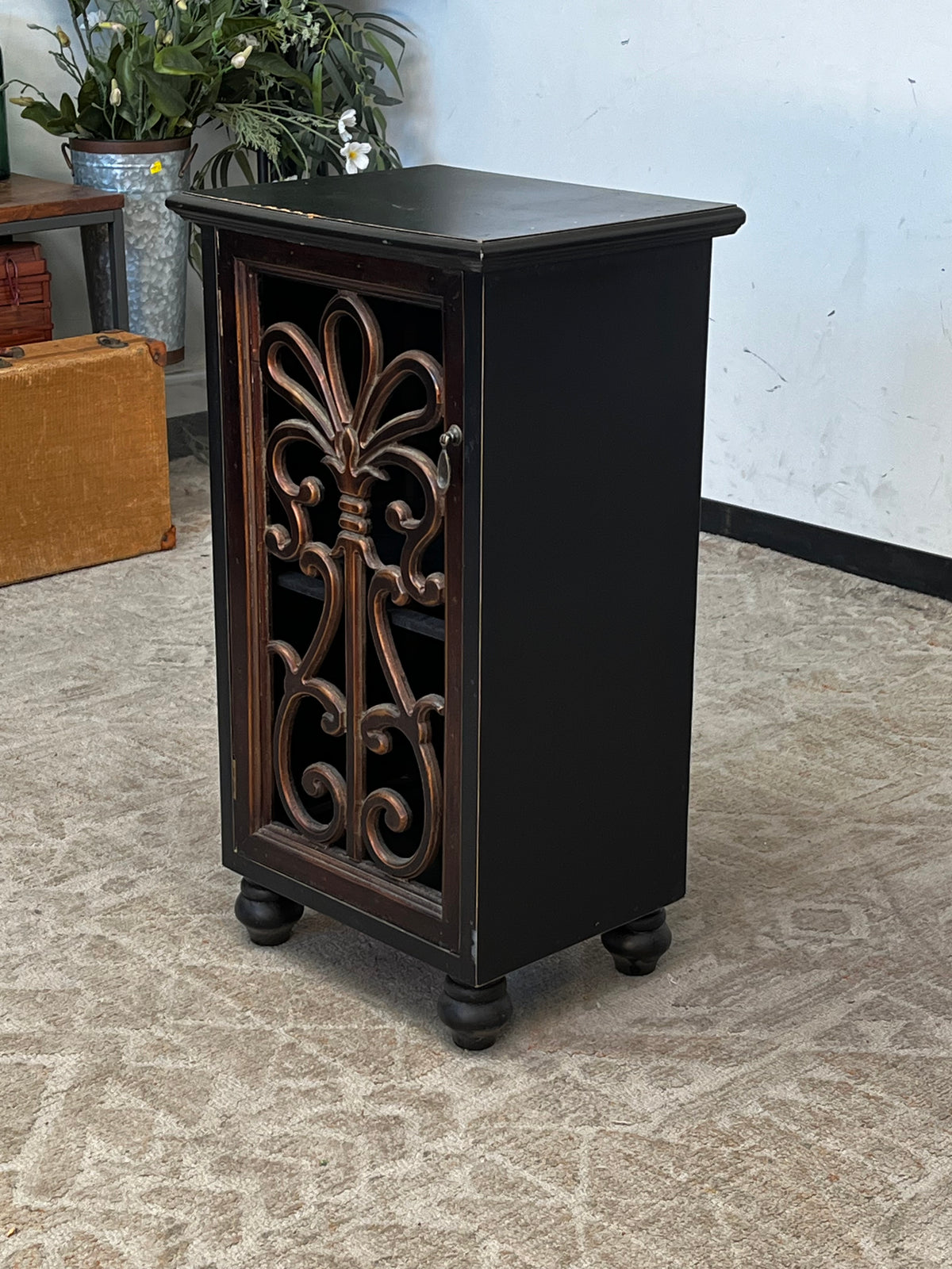 Floral Pattern Side Table