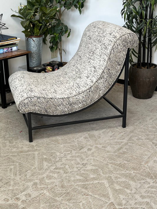 Modern Curved Back Armless Chair