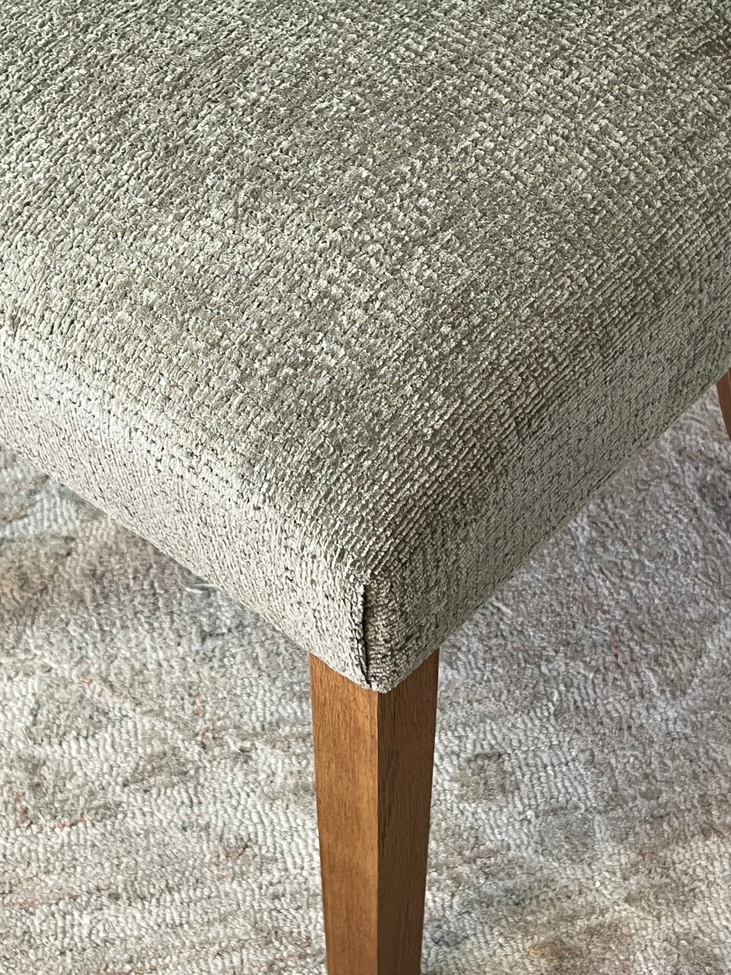 Modern Green Upholstered Dining Chair