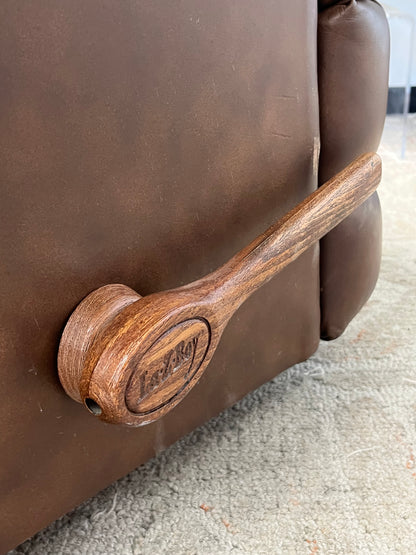 Vintage La-Z-Boy Leather Rocker Recliner