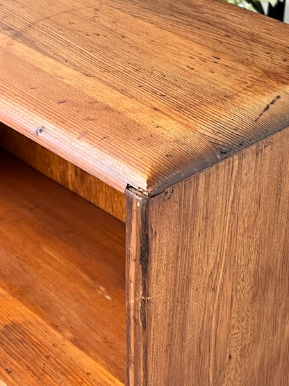 Traditional Style Brown Bookcase