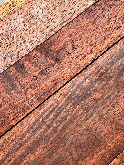 Craftsman Style Hardwood Chair