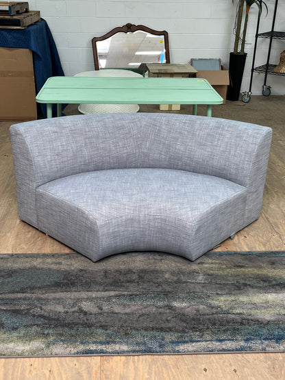 Modern Rounded Loveseat