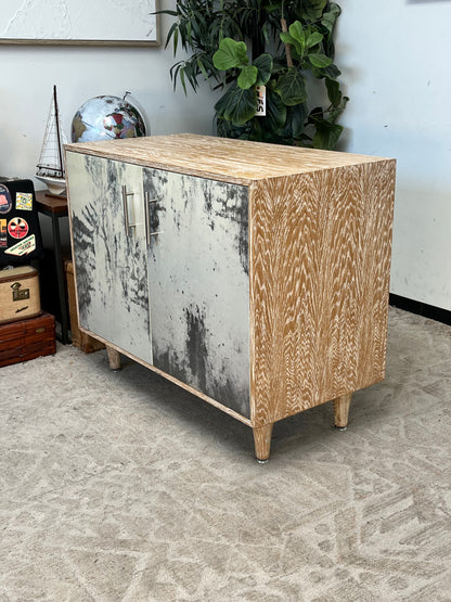 Modern Rustic Style 2-Door Cabinet