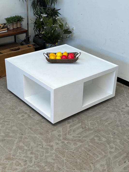 Modern Textured 38" Coffee Table