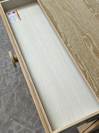 Modern Wooden 4 Drawer Nightstand
