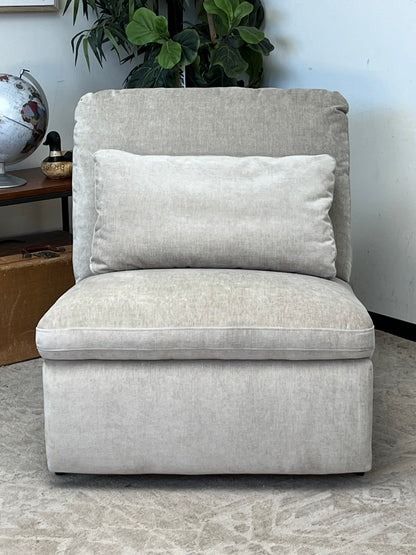 Modern Grey Electronic Recliner