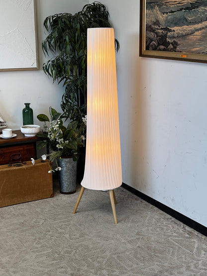 Ikea Style Fluted Floor Lamp