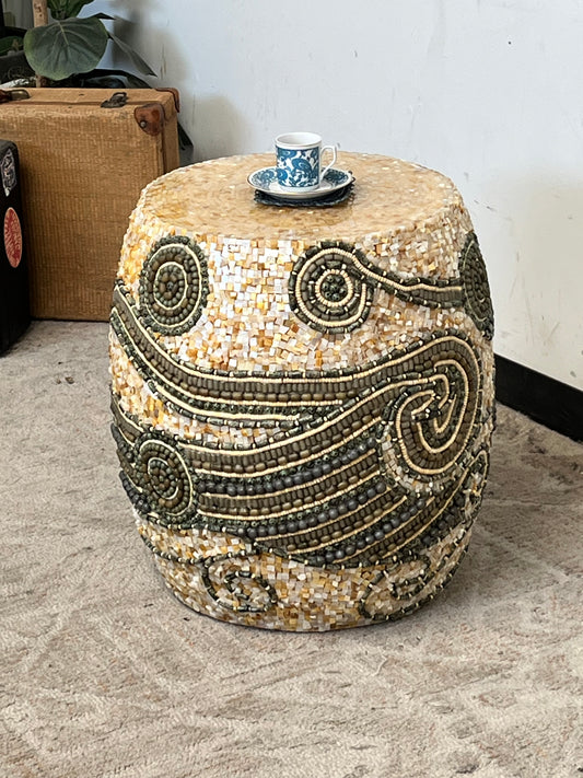 Mosaic Multicolored Stool