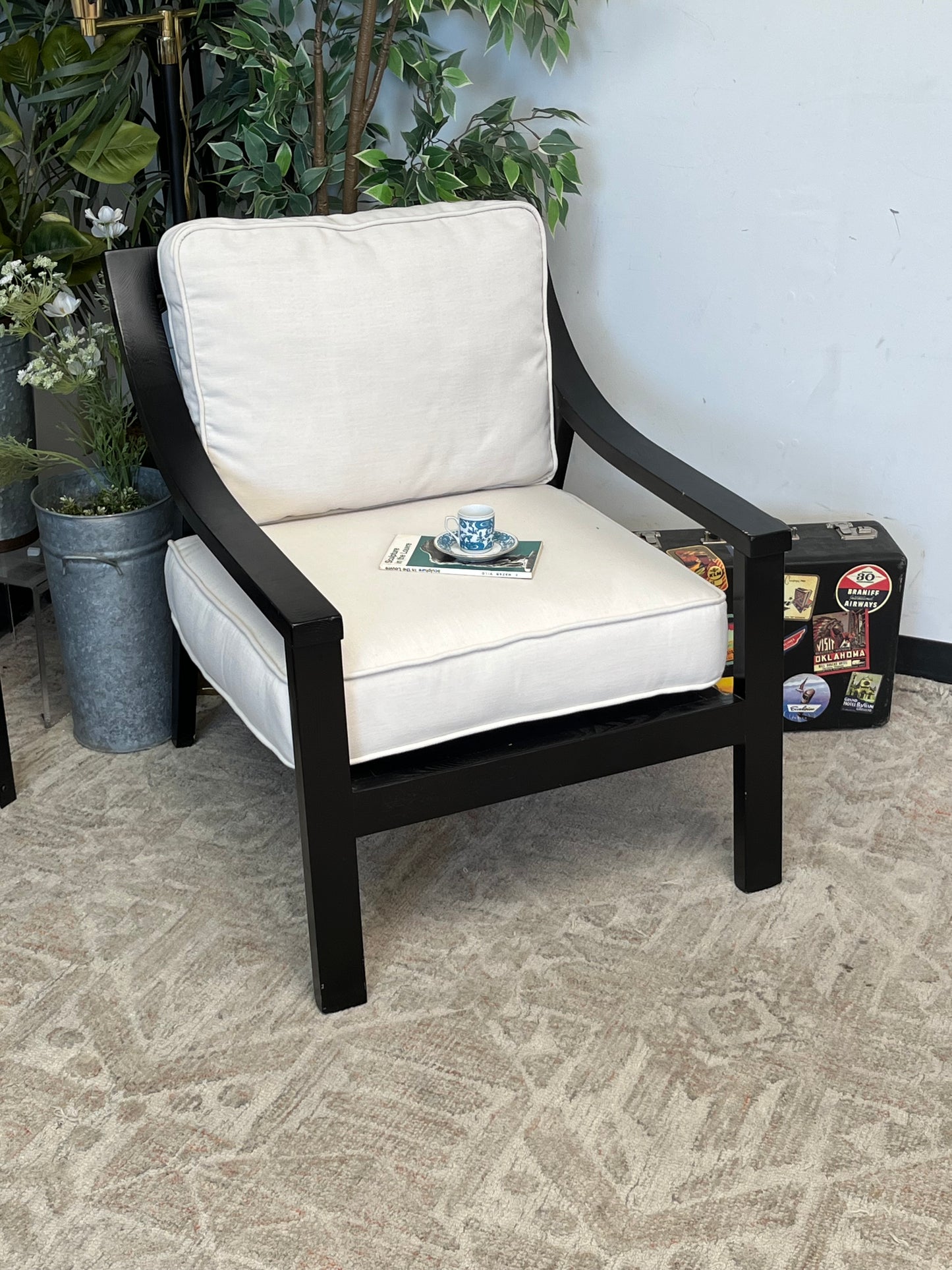 Mid-Century Style Wooden Arm Chair