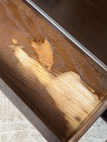 Schnadig Furniture Brown Wooden Console