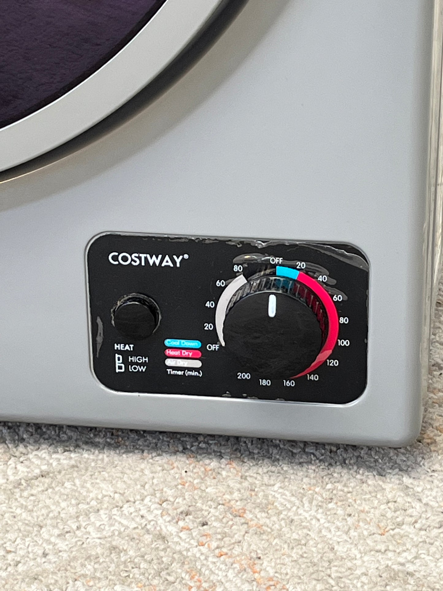 Costway 1.5 Cu .ft Clothes Dryer