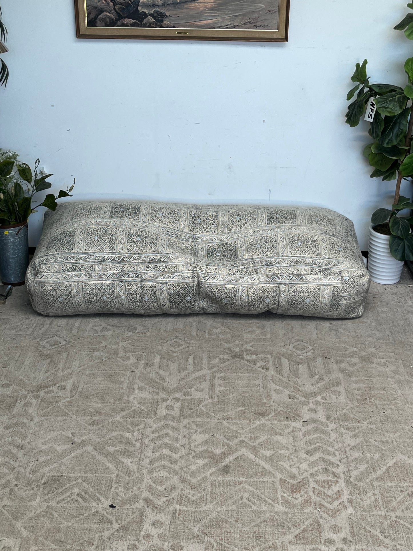 Moroccan Style Pouf Ottoman