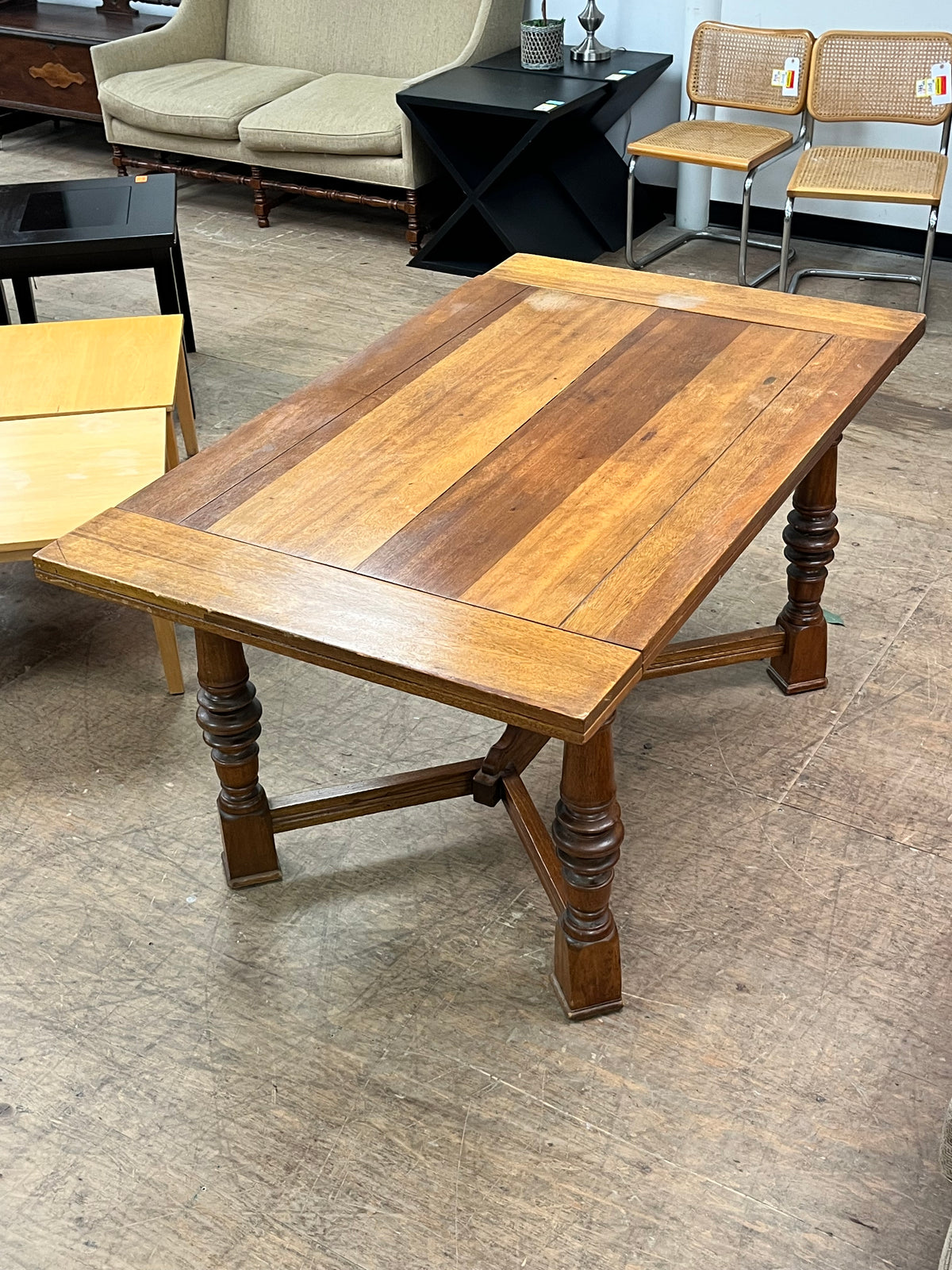 Rustic Style Wooden Dining Table