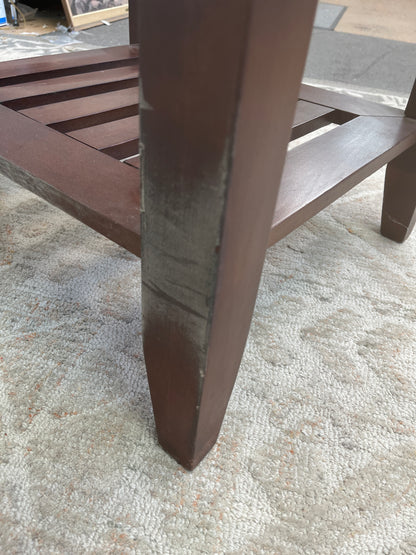 Craftsman Style Glass Nightstand