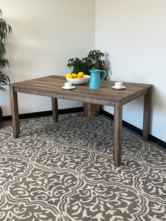 Light Brown Modern Rectangular Dining Table