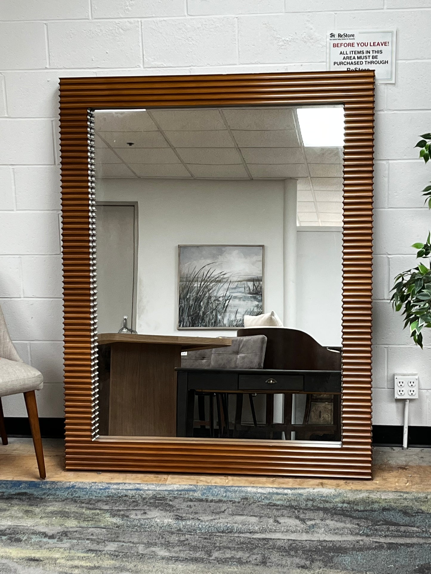 Kreiss Mid-Century Style Mirror