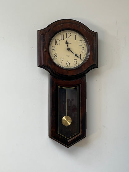 Vintage Bulova Pendulum Wall Clock