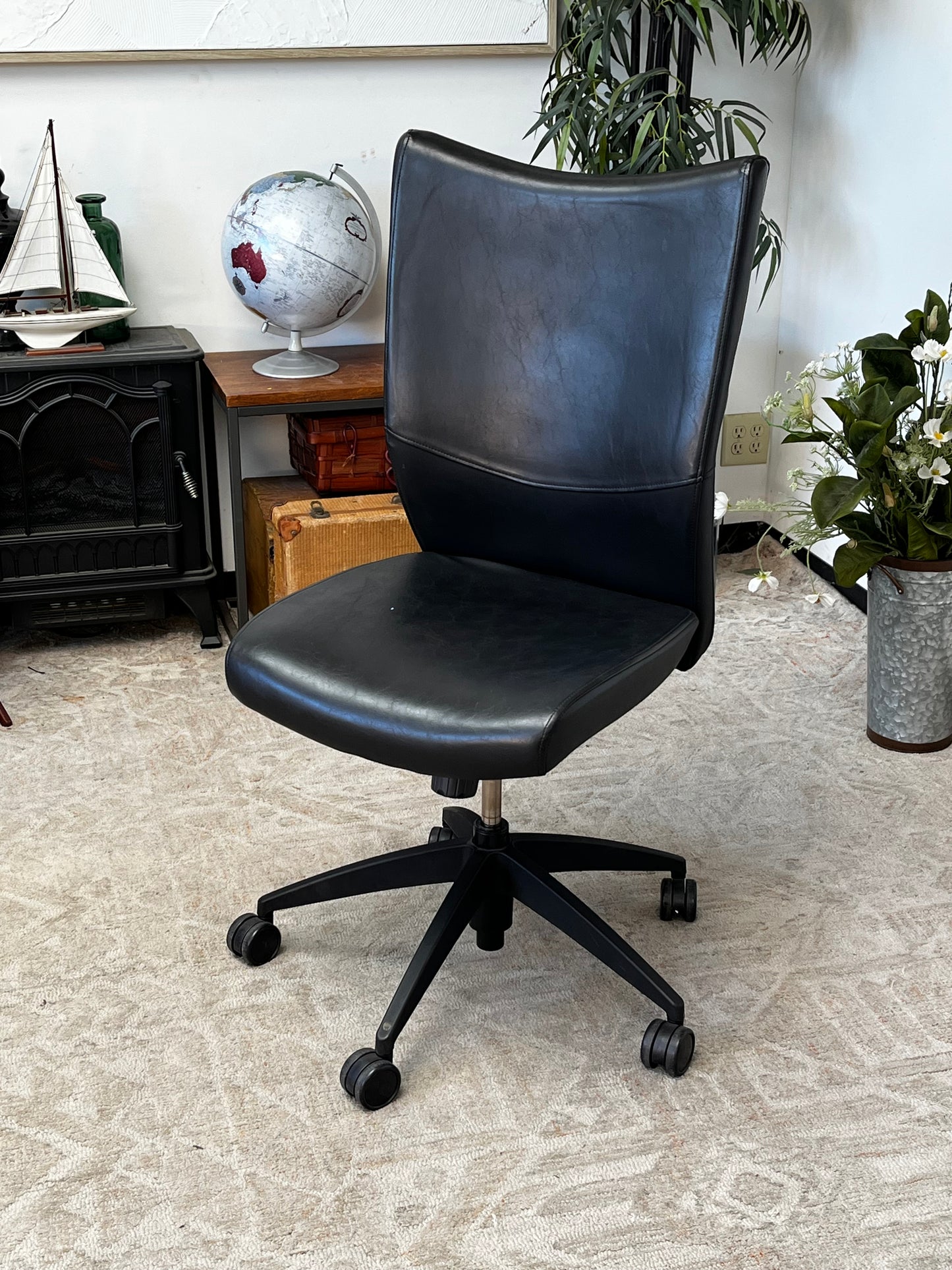 Modern Faux Leather Office Chair