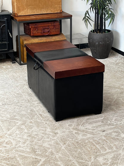 Modern Ottoman Storage Table w/ Lift Top