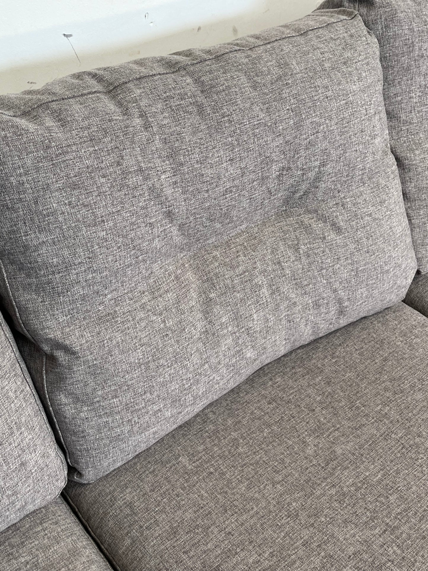 Modern Style Gray Linen Couch