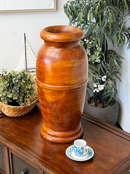 Handmade Wooden 18" Vase