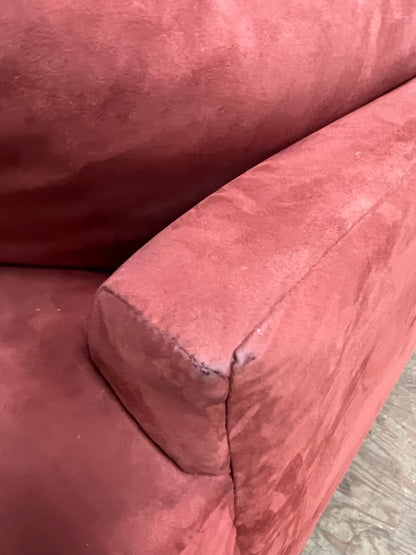 Havertys Traditional Style Red Sofa