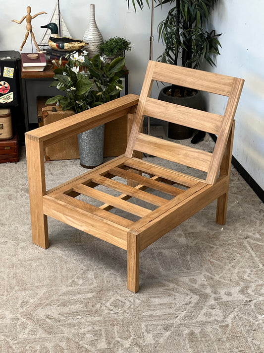 Outdoor Wooden Chair - No Cushions