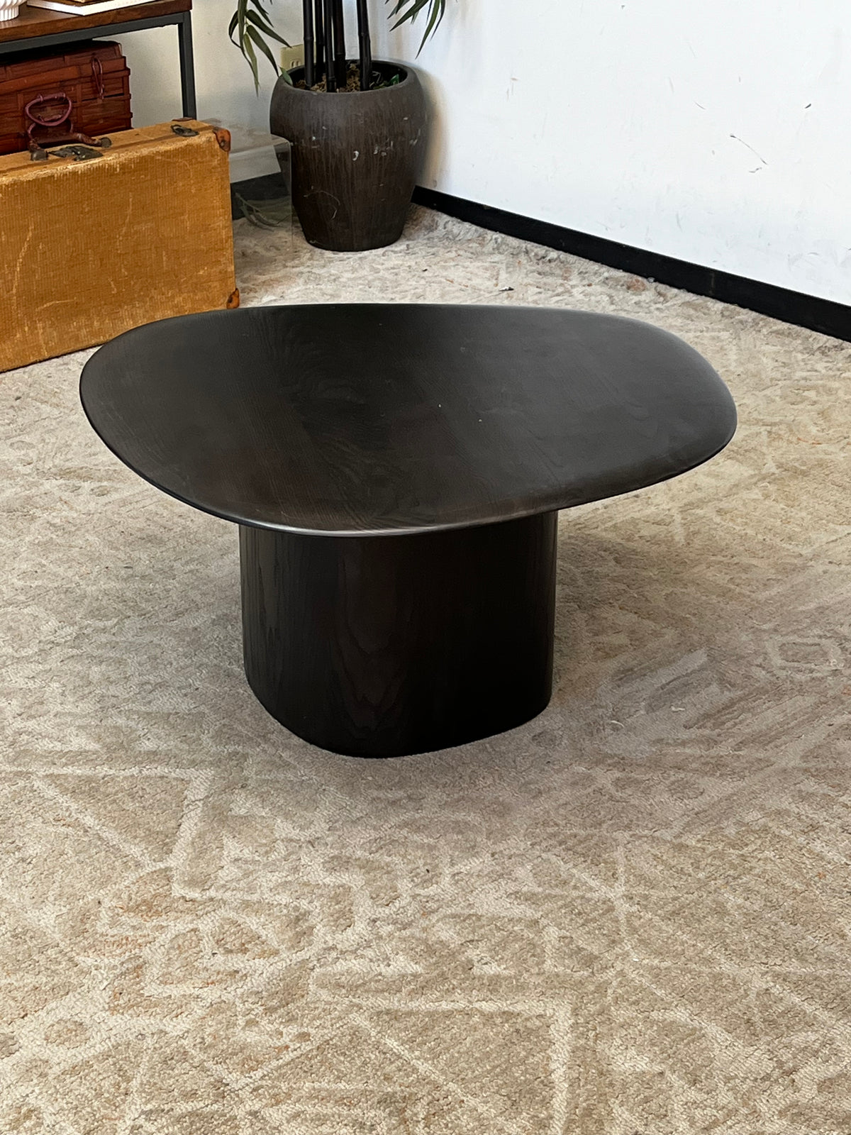 Modern Oblong Black Coffee Table