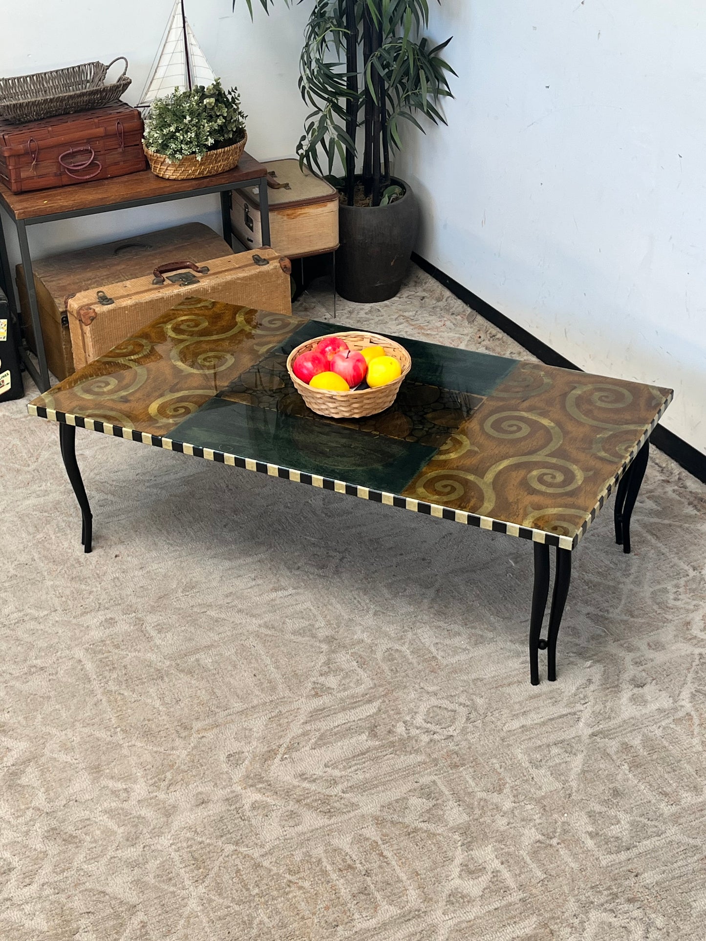 Lana Moore Hand Signed Coffee Table