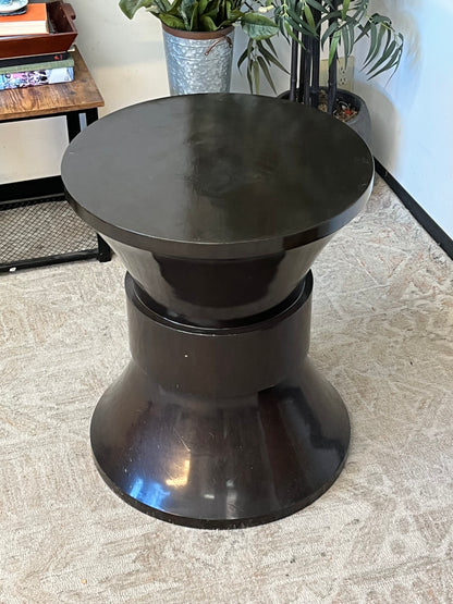 Modern Hourglass End Table