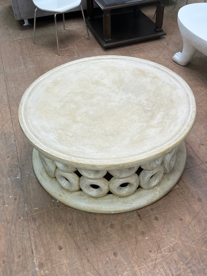 Oval Stone Outdoor Patio Table