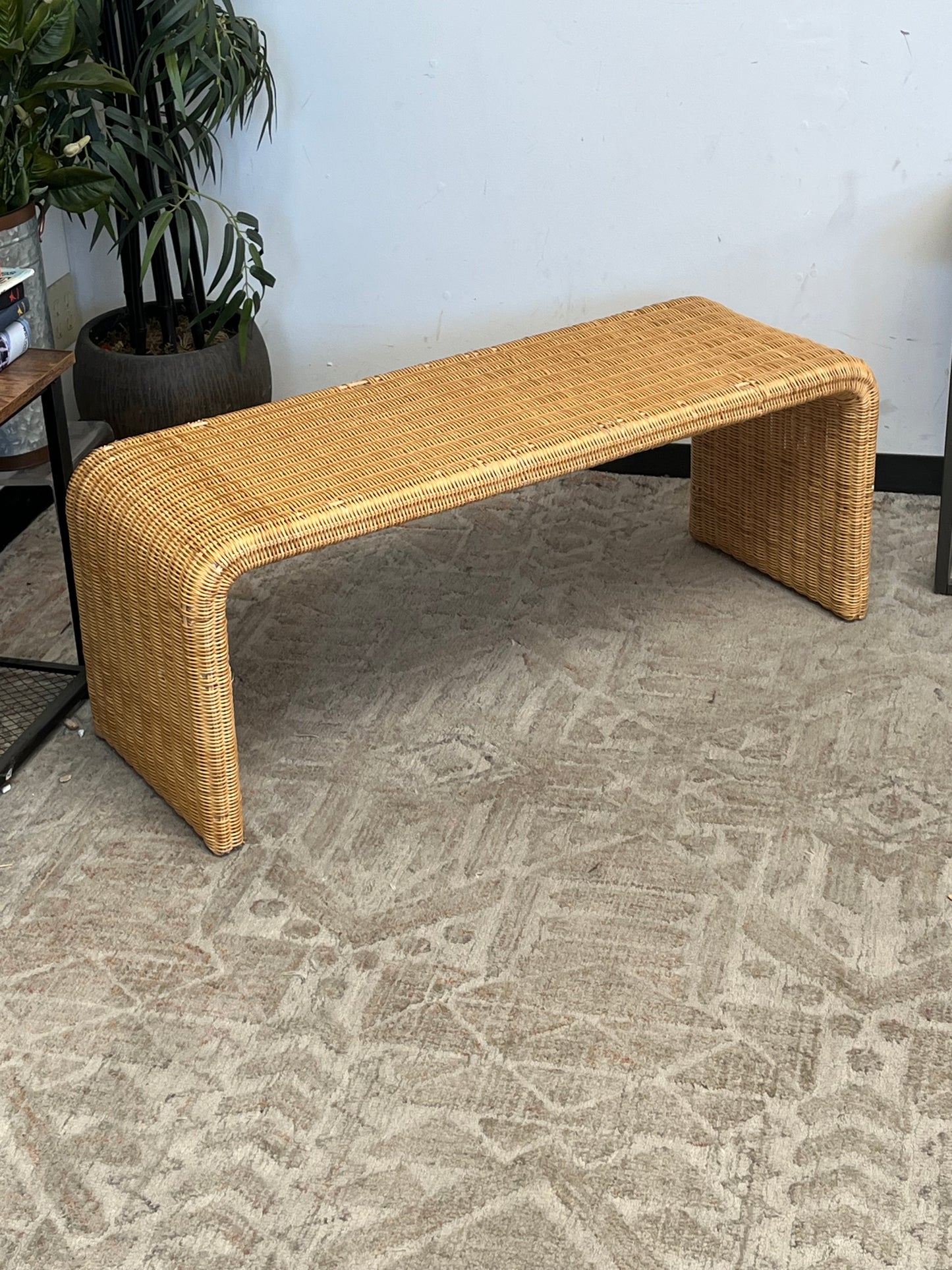 Rattan Wicker Bench
