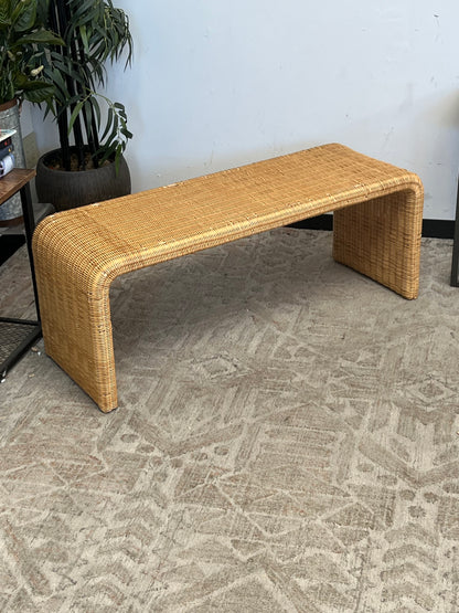 Rattan Wicker Bench