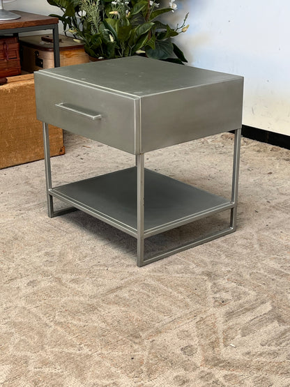 Modern Metal Nightstand