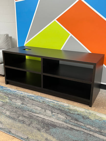 Modern Black Media Stand