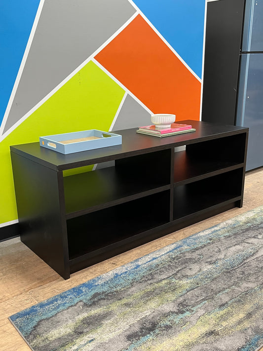 Modern Black Media Stand
