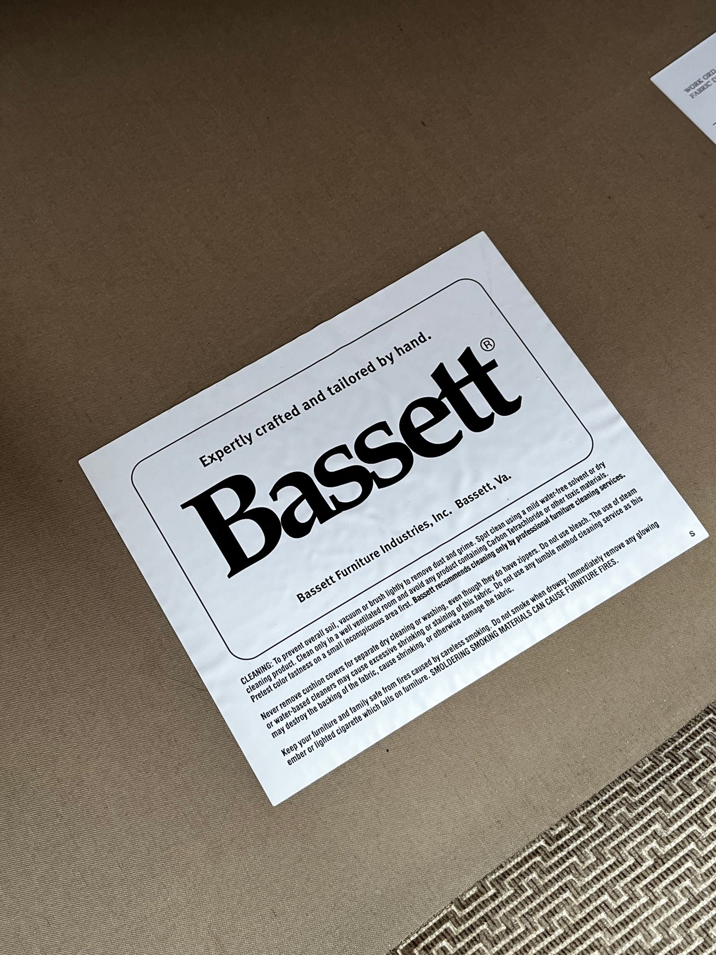 Bassett 81" Traditional Couch