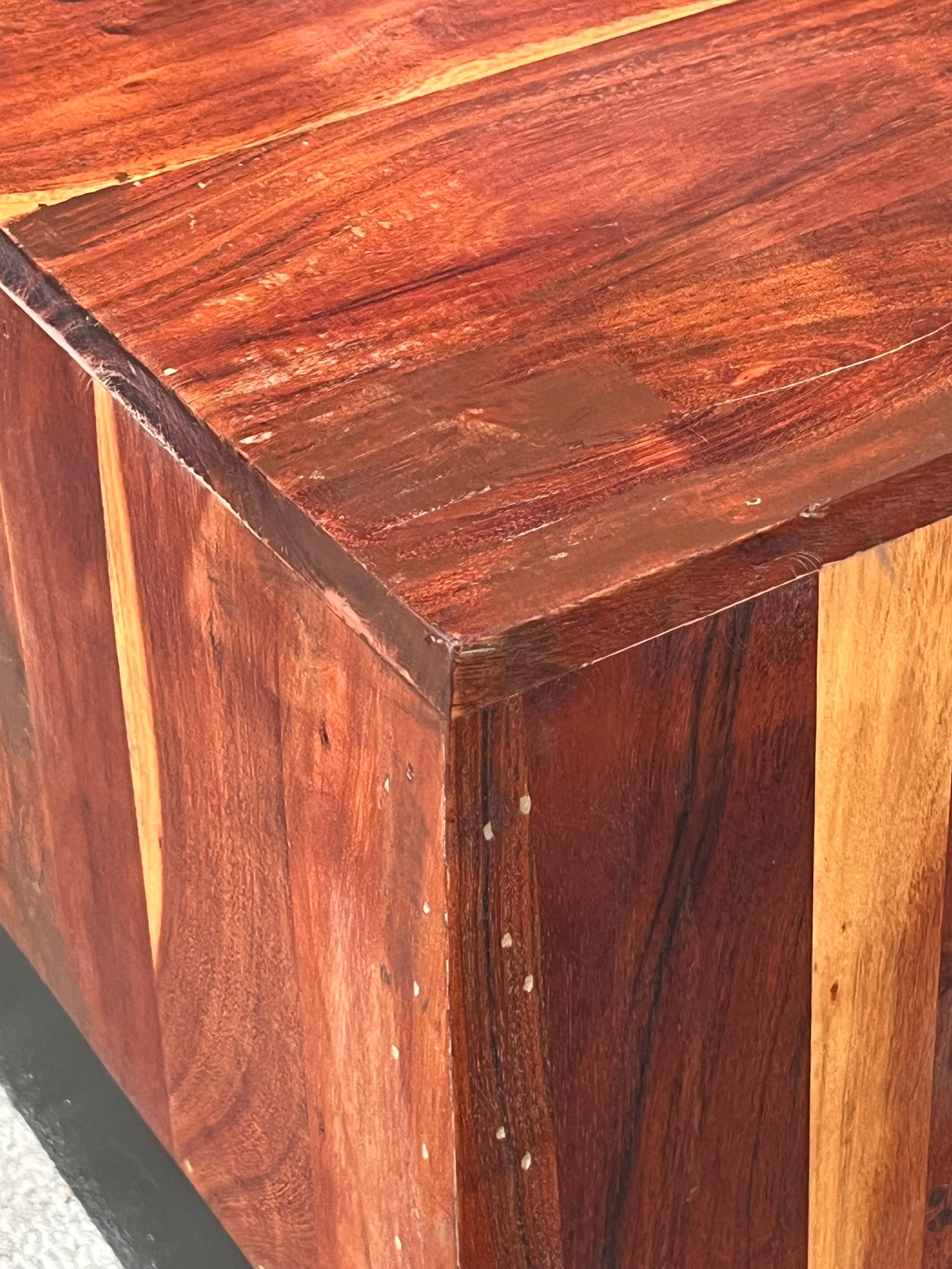 Rustic Style 28" Square Coffee Table
