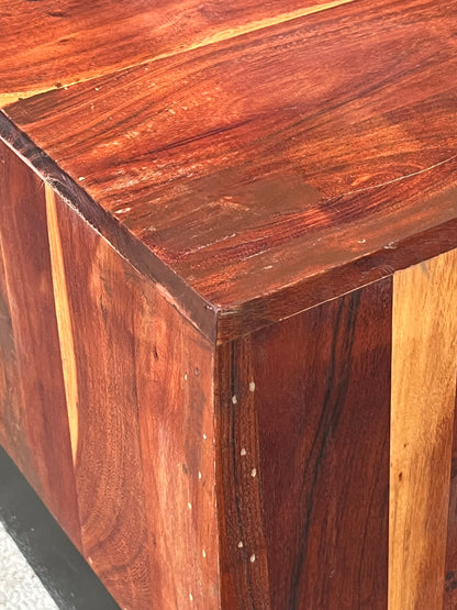 Rustic Style 28" Square Coffee Table