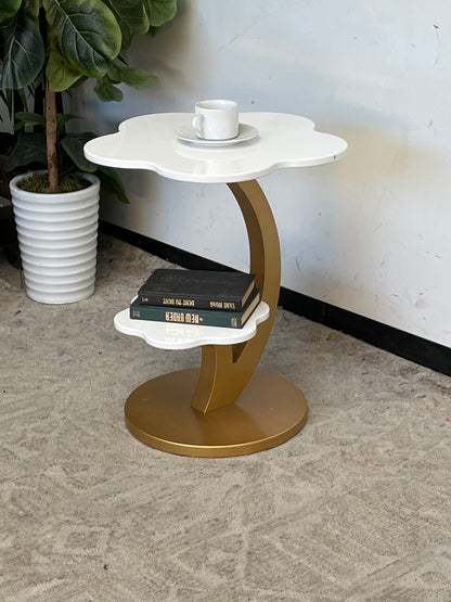 Modern Flower Design End Table