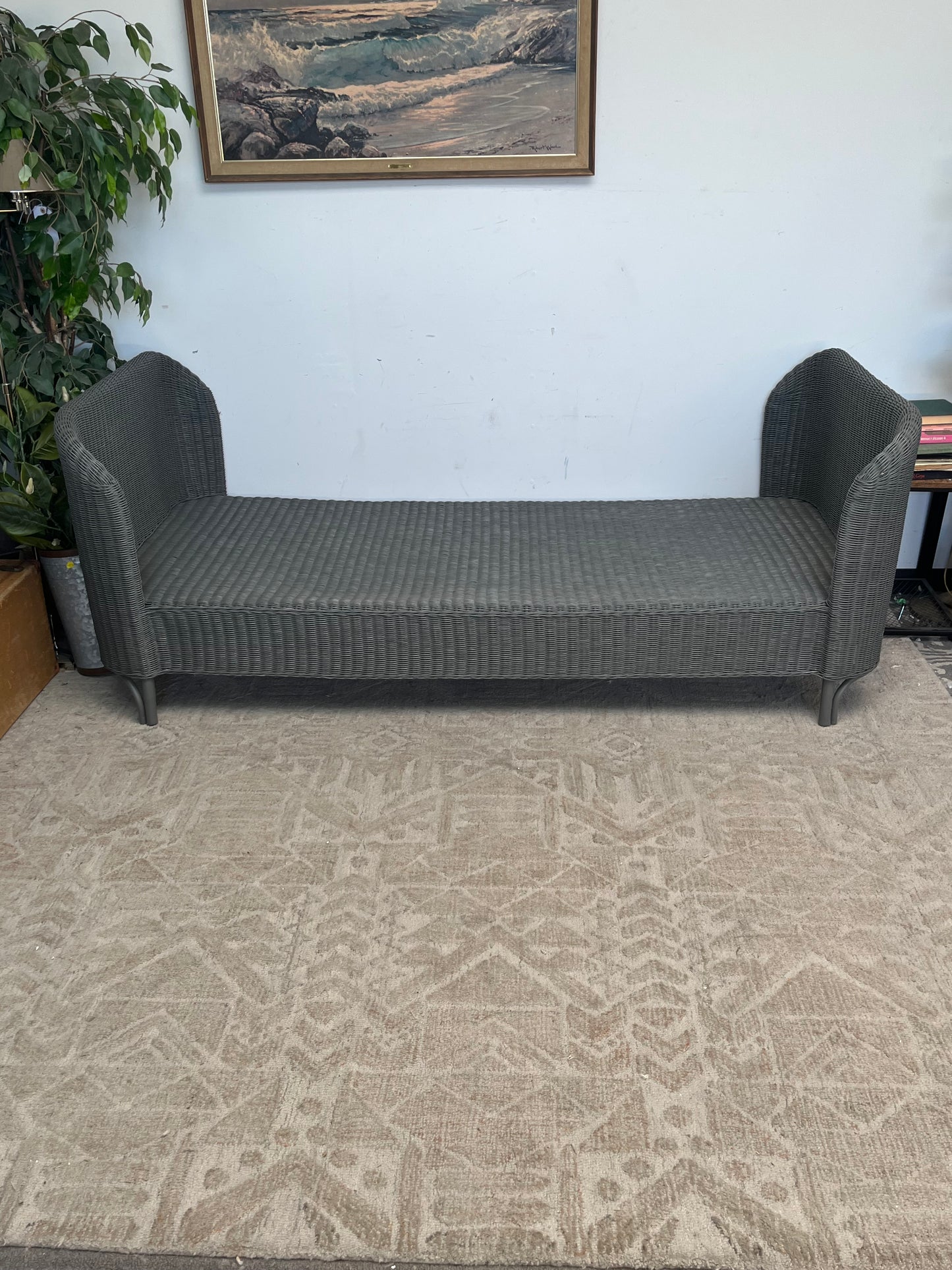 Natural Wicker Daybed - No Cushion