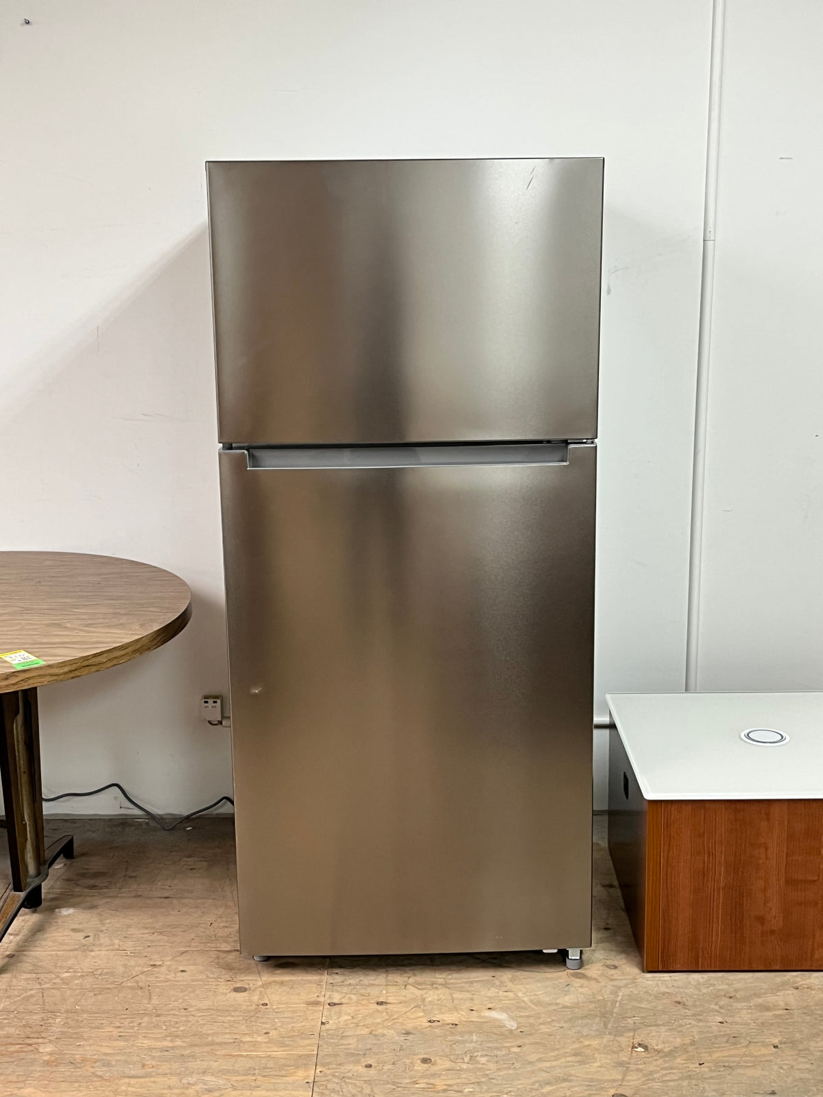 Seasons 18 Cu. Ft. Stainless Steel Top Freezer Refrigerator