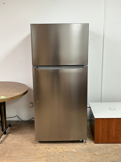 Seasons 18 Cu. Ft. Stainless Steel Top Freezer Refrigerator