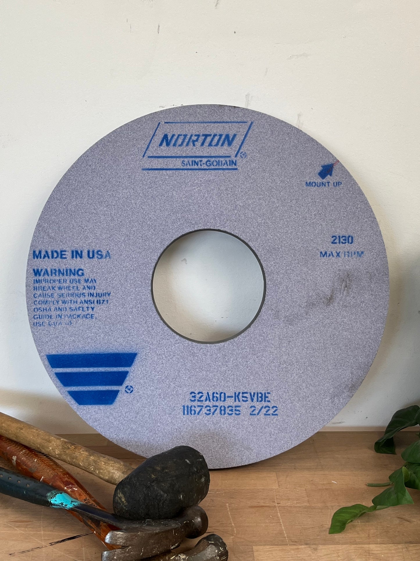 Norton 16 X 1 X 5 Cylindrical Wheel