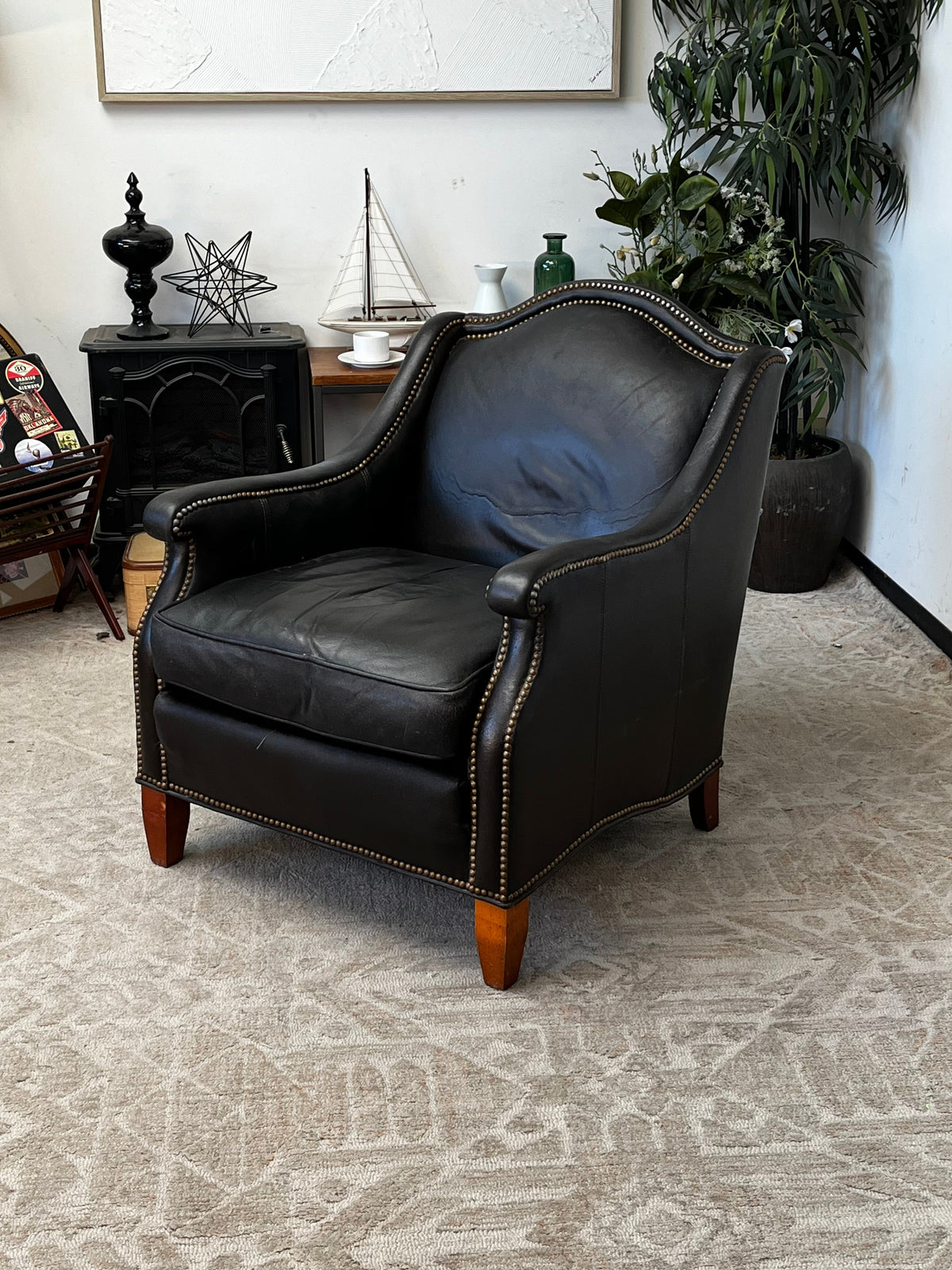 Whittemore-Sherrill Leather Armchair