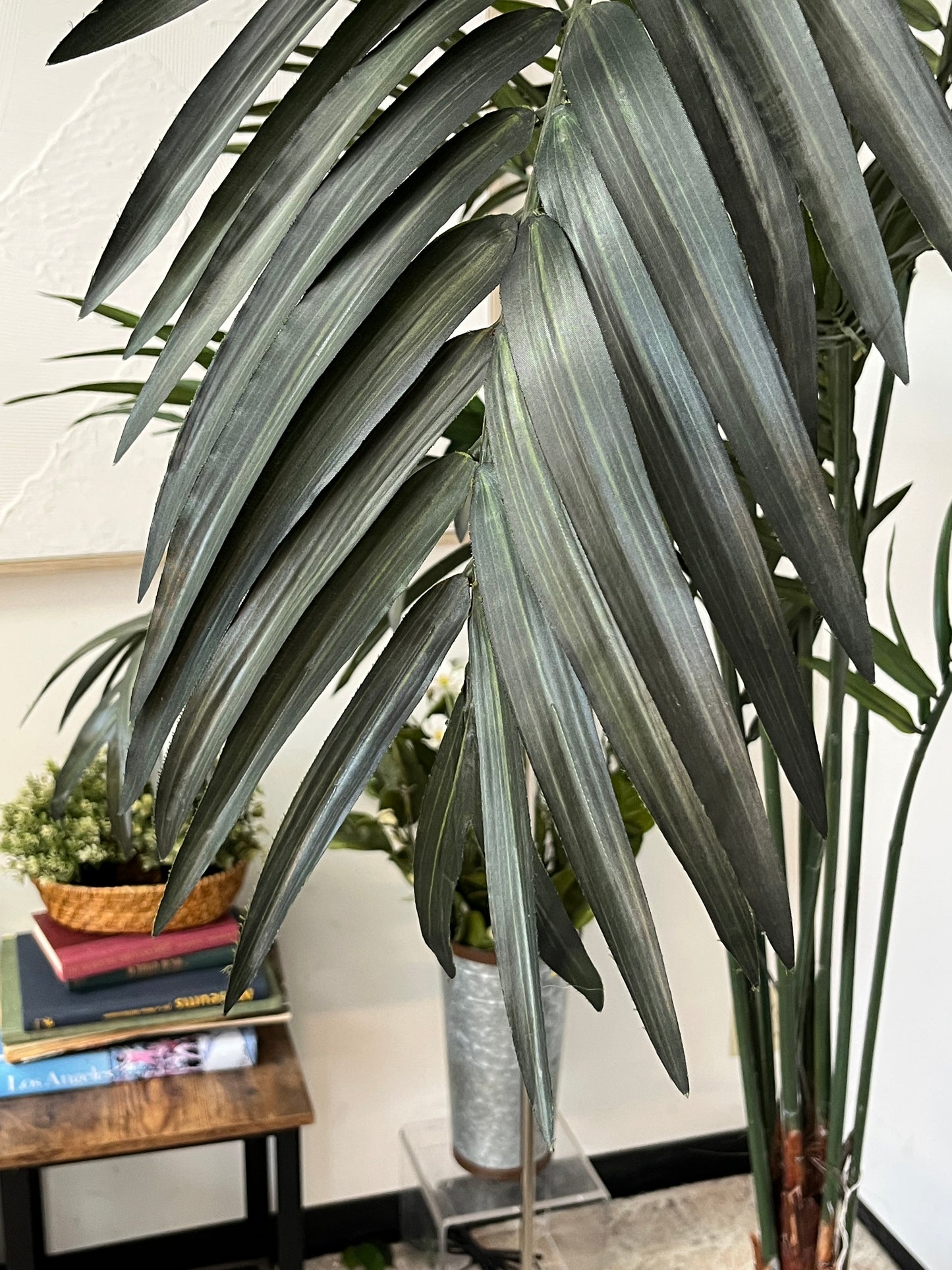 Faux 80" Palm Potted Tree