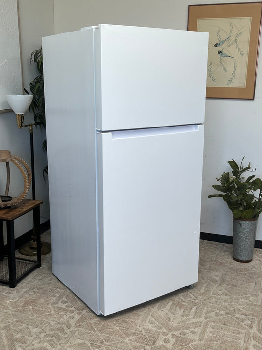 Seasons 18 Cu. Ft. Top-Freezer White Refrigerator