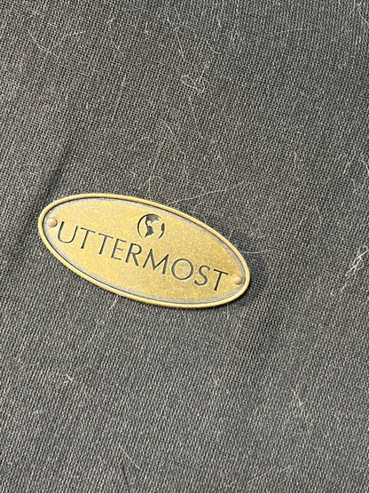 Uttermost Faux Fur White Ottoman